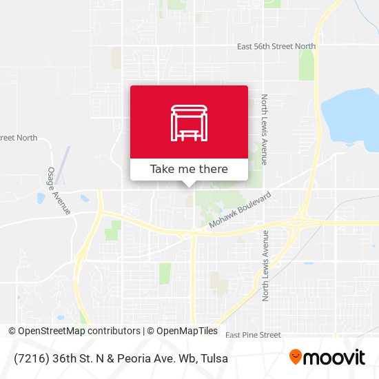 (7216) 36th St. N & Peoria Ave. Wb map