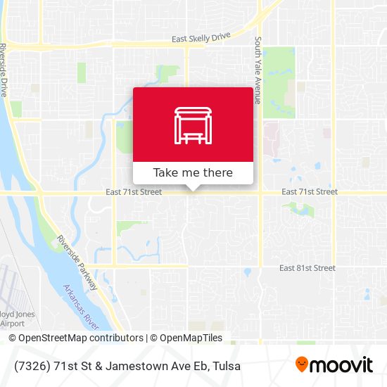 (7326) 71st St & Jamestown Ave Eb map