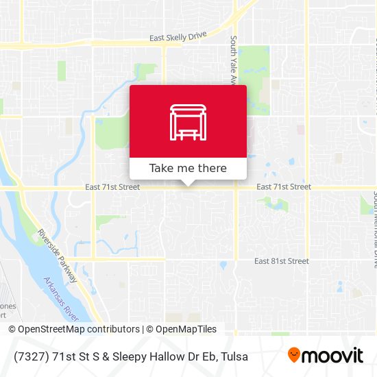 (7327) 71st St S & Sleepy Hallow Dr Eb map
