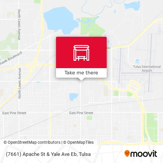 Mapa de (7661) Apache St & Yale Ave Eb