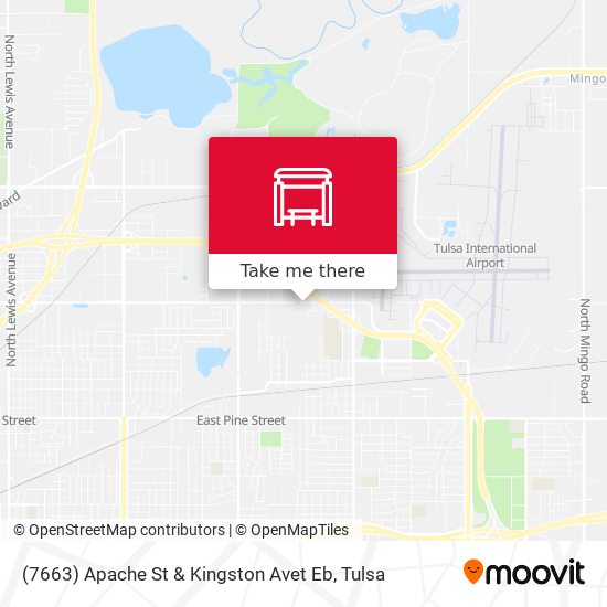 (7663) Apache St & Kingston Avet Eb map