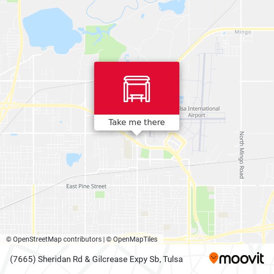 Mapa de (7665) Sheridan Rd & Gilcrease Expy Sb