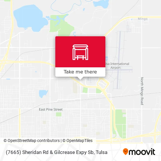 Mapa de (7665) Sheridan Rd & Gilcrease Expy Sb