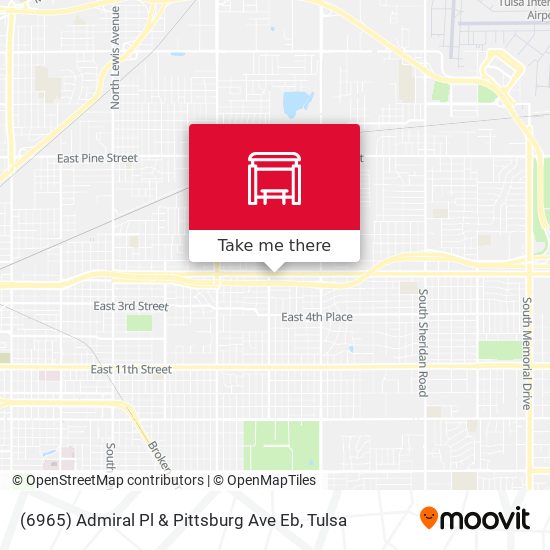 Mapa de (6965) Admiral Pl & Pittsburg Ave Eb