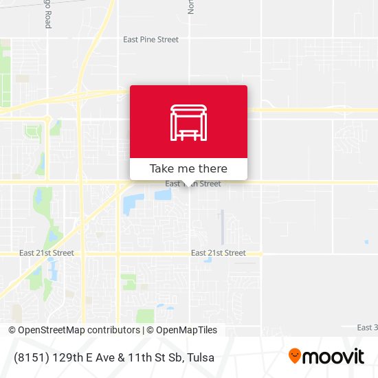 (8151) 129th E Ave & 11th St Sb map