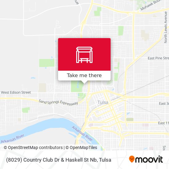 (8029) Country Club Dr & Haskell St Nb map