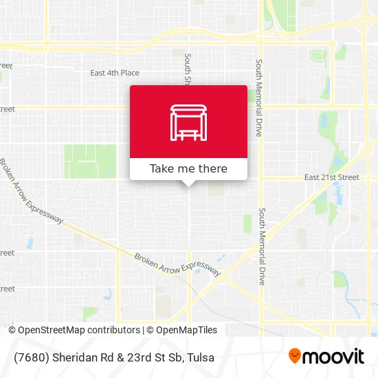 Mapa de (7680) Sheridan Rd & 23rd St Sb