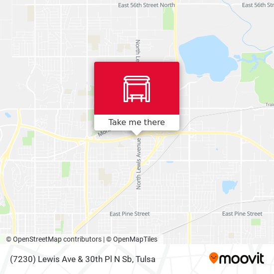 (7230) Lewis Ave & 30th Pl N Sb map