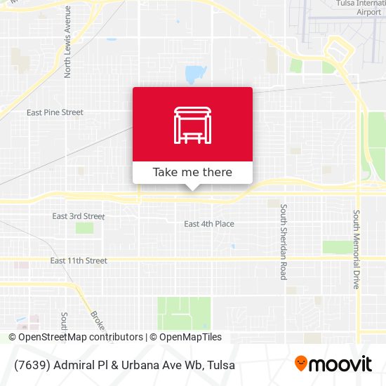 Mapa de (7639) Admiral Pl & Urbana Ave Wb
