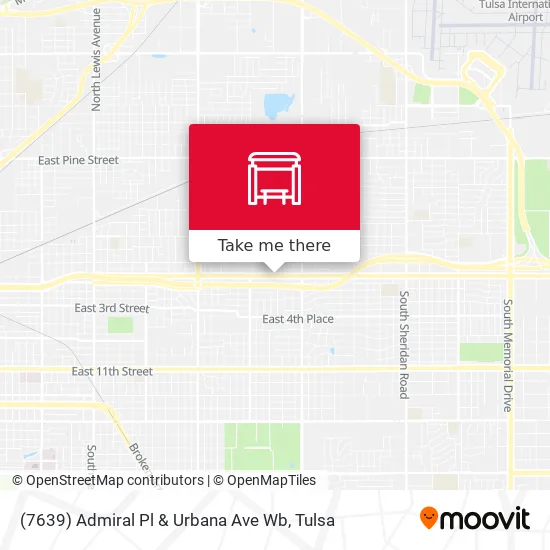 Mapa de (7639) Admiral Pl & Urbana Ave Wb