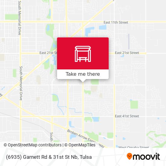 (6935) Garnett Rd & 31st St Nb map