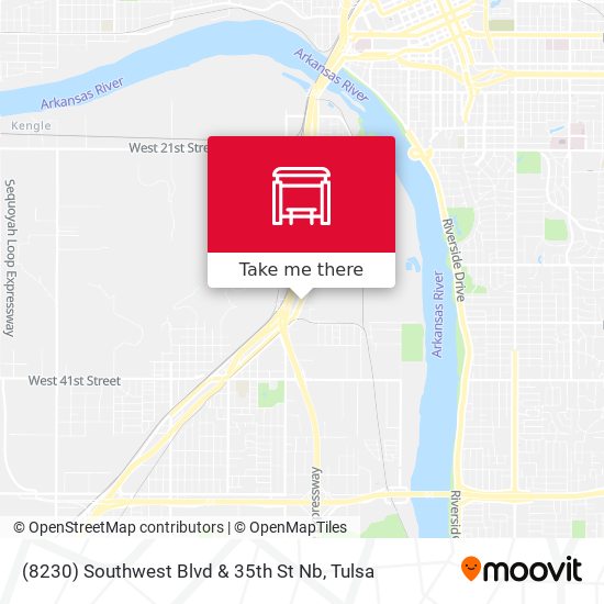 Mapa de (8230) Southwest Blvd & 35th St Nb