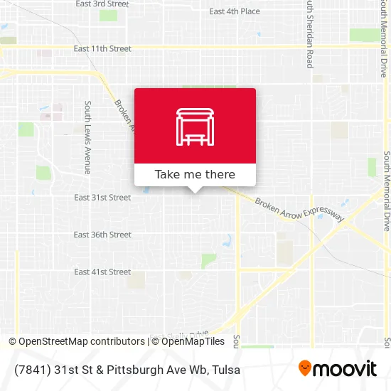 Mapa de (7841) 31st St & Pittsburgh Ave Wb