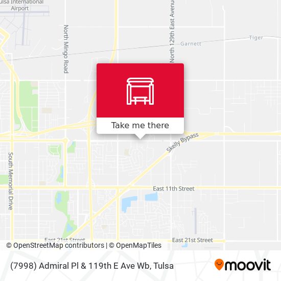 (7998) Admiral Pl & 119th E Ave Wb map