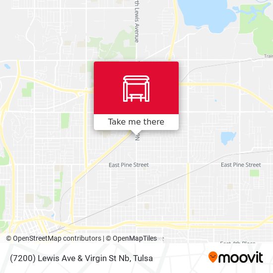 (7200) Lewis Ave & Virgin St Nb map