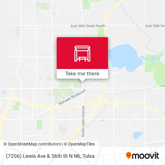 (7206) Lewis Ave & 36th St N Nb map
