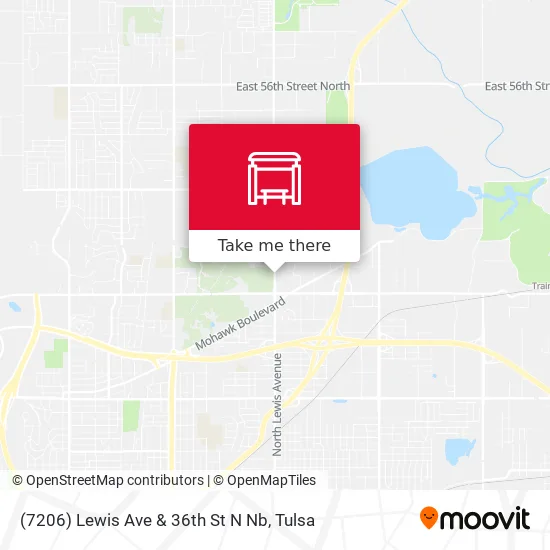 Mapa de (7206) Lewis Ave & 36th St N Nb