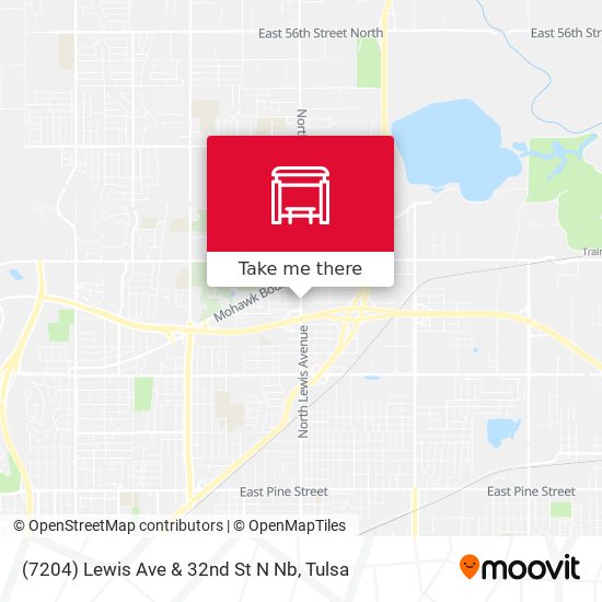 (7204) Lewis Ave & 32nd St N Nb map