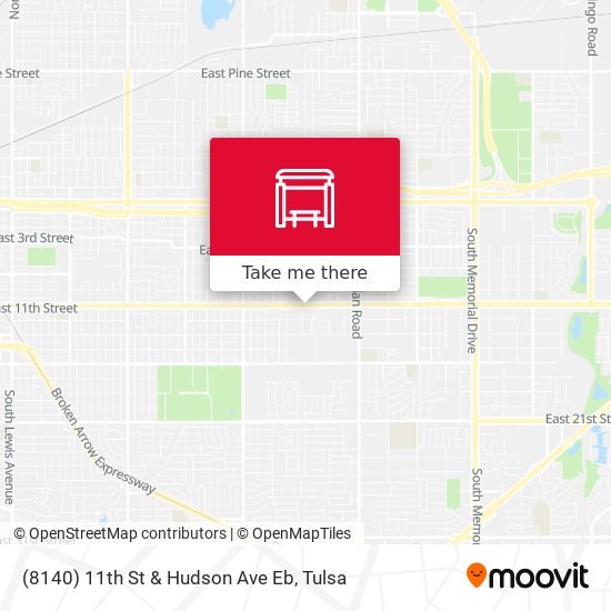 (8140) 11th St & Hudson Ave Eb map