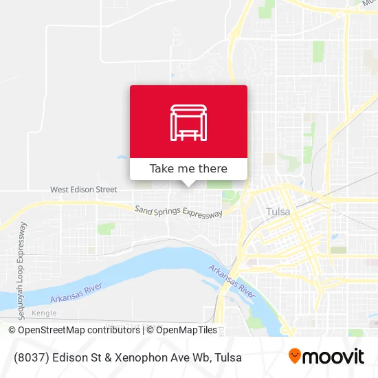 Mapa de (8037) Edison St & Xenophon Ave Wb