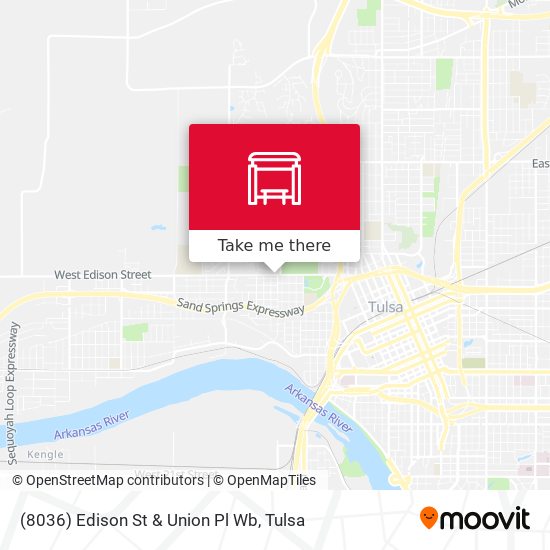 Mapa de (8036) Edison St & Union Pl Wb
