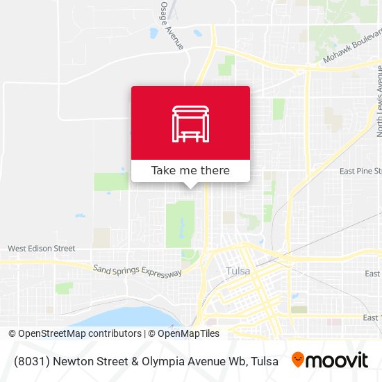 Mapa de (8031) Newton Street & Olympia Avenue Wb