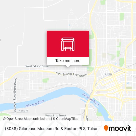 Mapa de (8038) Gilcrease Museum Rd & Easton Pl S