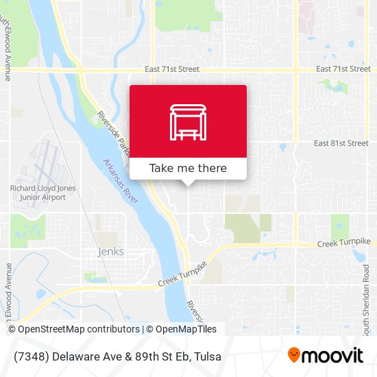 Mapa de (7348) Delaware Ave & 89th St Eb
