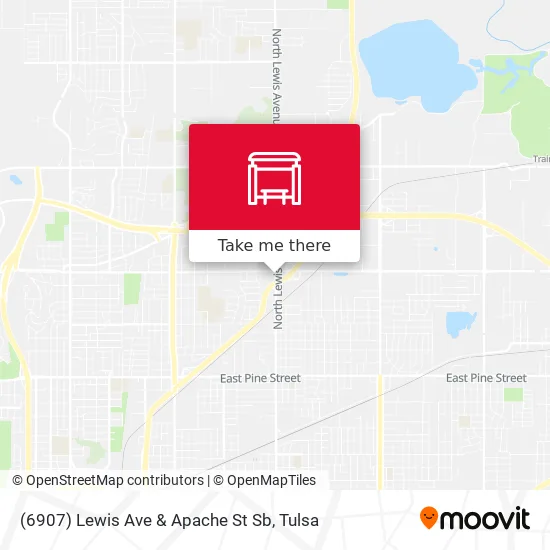 Mapa de (6907) Lewis Ave & Apache St Sb
