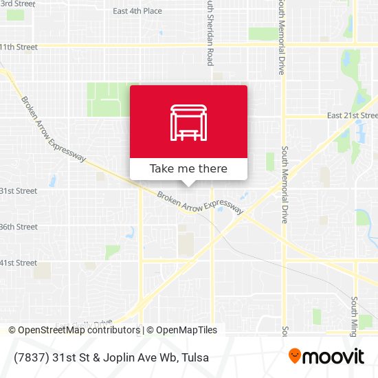 Mapa de (7837) 31st St & Joplin Ave Wb