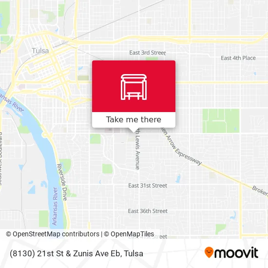 Mapa de (8130) 21st St & Zunis Ave Eb