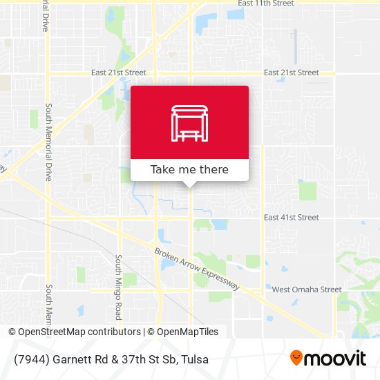 (7944) Garnett Rd & 37th St Sb map