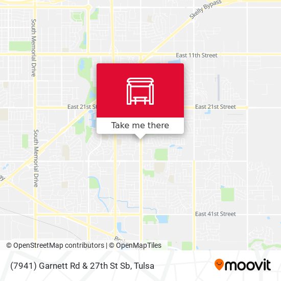 (7941) Garnett Rd & 27th St Sb map