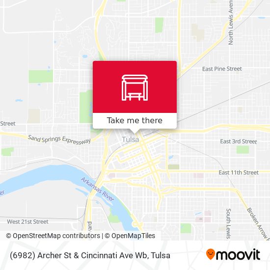 Mapa de (6982) Archer St & Cincinnati Ave Wb