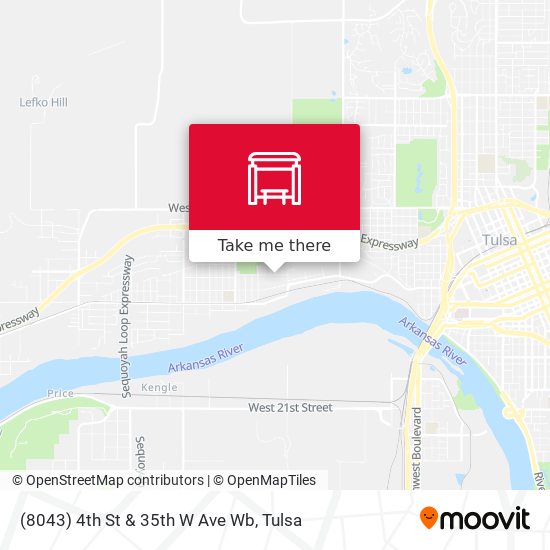 (8043) 4th St & 35th W Ave Wb map
