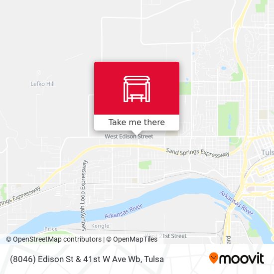 (8046) Edison St & 41st W Ave Wb map