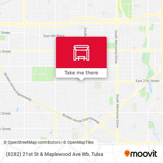 (8282) 21st St & Maplewood Ave Wb map