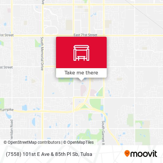 (7558) 101st E Ave & 85th Pl Sb map