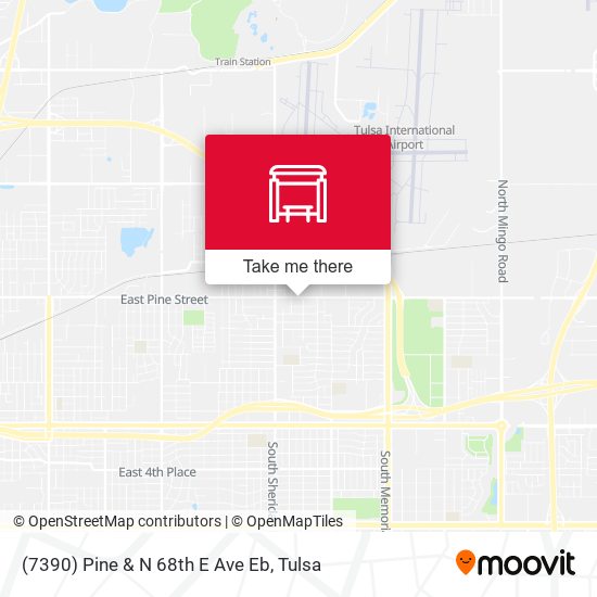 Mapa de (7390) Pine &  N 68th E Ave Eb
