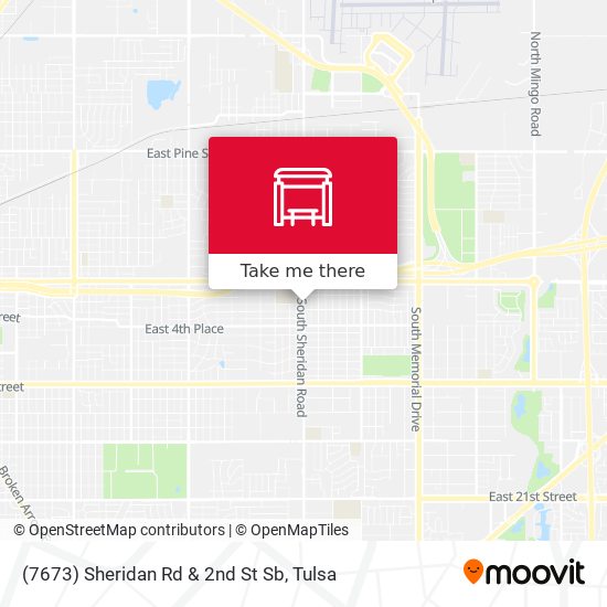 (7673) Sheridan Rd & 2nd St Sb map