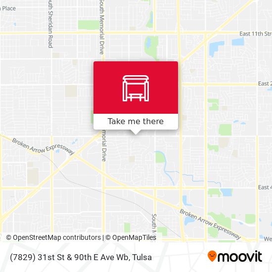 (7829) 31st St & 90th E Ave Wb map