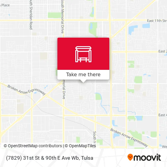 Mapa de (7829) 31st St & 90th E Ave Wb