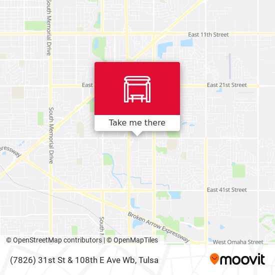 (7826) 31st St & 108th E Ave Wb map
