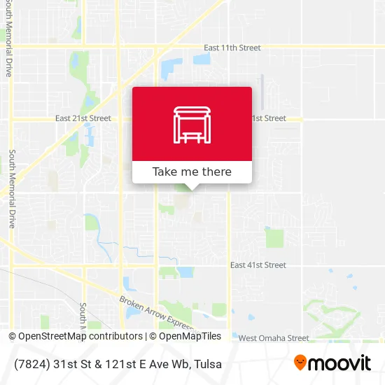 Mapa de (7824) 31st St & 121st E Ave Wb