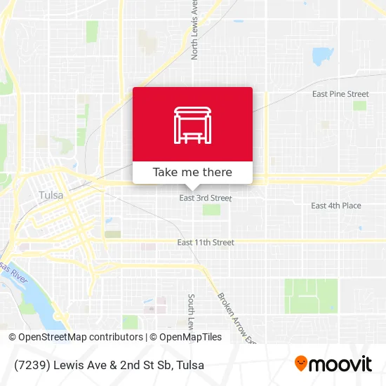 Mapa de (7239) Lewis Ave & 2nd St Sb