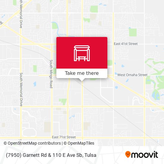 (7950) Garnett Rd & 110 E Ave Sb map