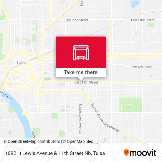 (6921) Lewis Avenue & 11th Street Nb map