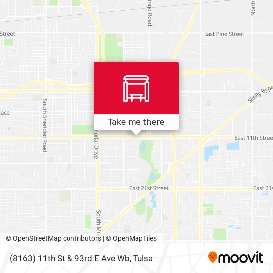 Mapa de (8163) 11th St & 93rd E Ave Wb