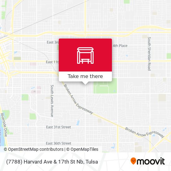 Mapa de (7788) Harvard Ave & 17th St Nb
