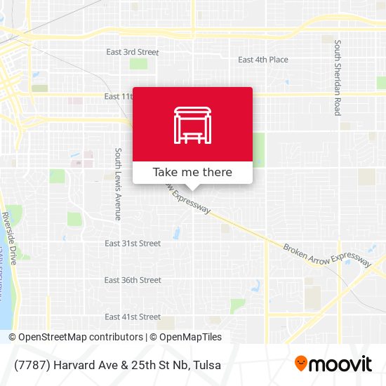 (7787) Harvard Ave & 25th St Nb map